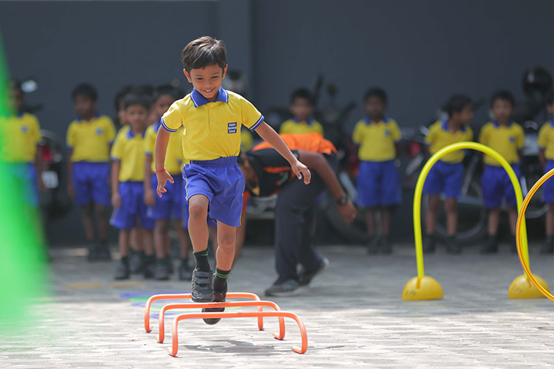 students playing image - Suguna International School