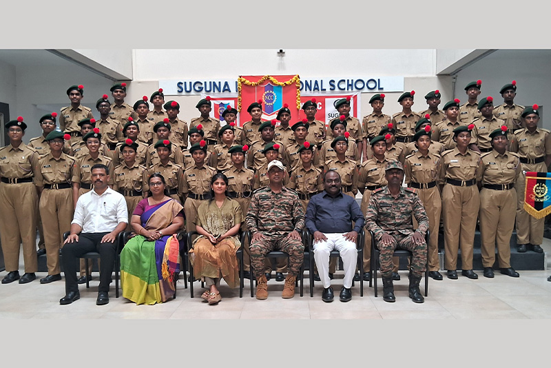 NCC Inauguration - Suguna International School