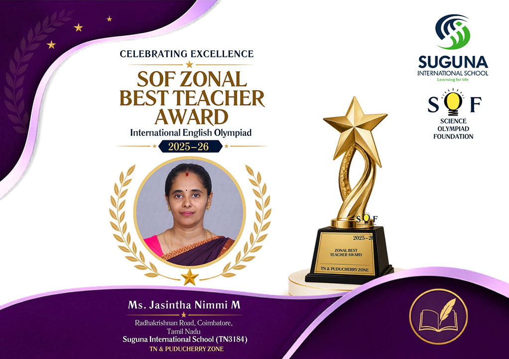 SOF Zonal Best Teacher Award