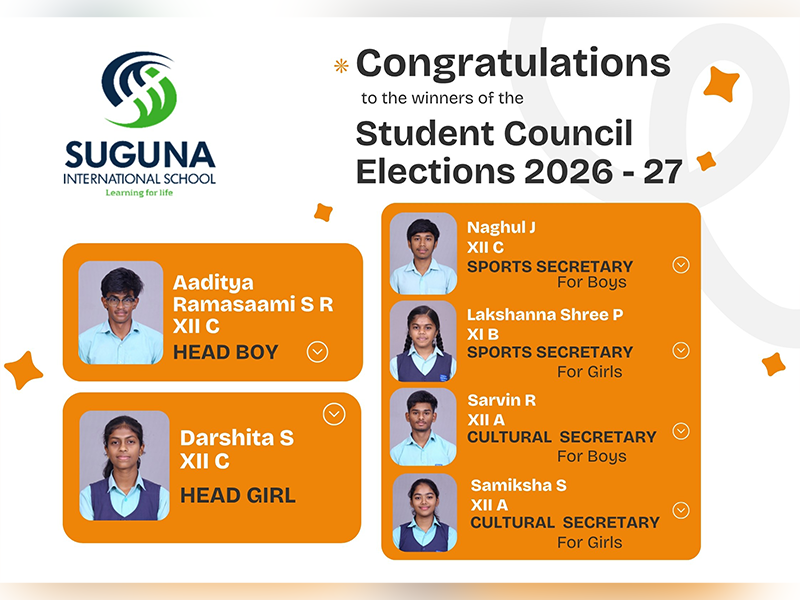 Student Council Election - Suguna International School