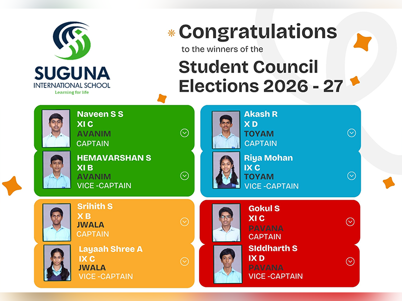 Student Council Election2 - Suguna International School